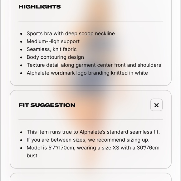 Alphalete Impact Bra - Brand New in Bag - Picture 10 of 12